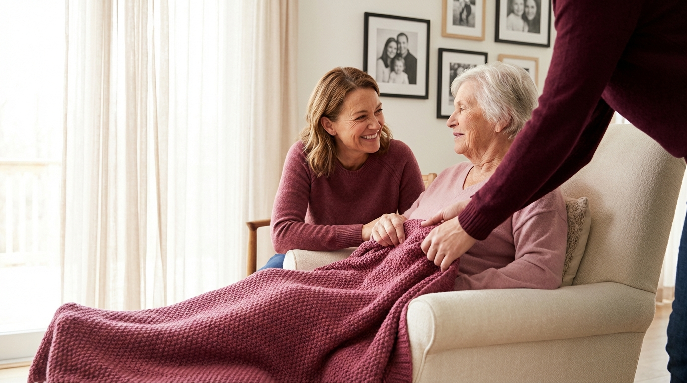 מטפל עיקרי בבית לטיפול הוספיס - חשיבות הנוכחות המשפחתית